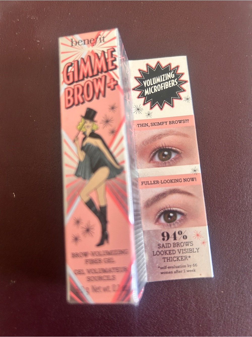 Benefit Gimme Brow+ Volumizing Brow Gel - color 4 deep warm brown